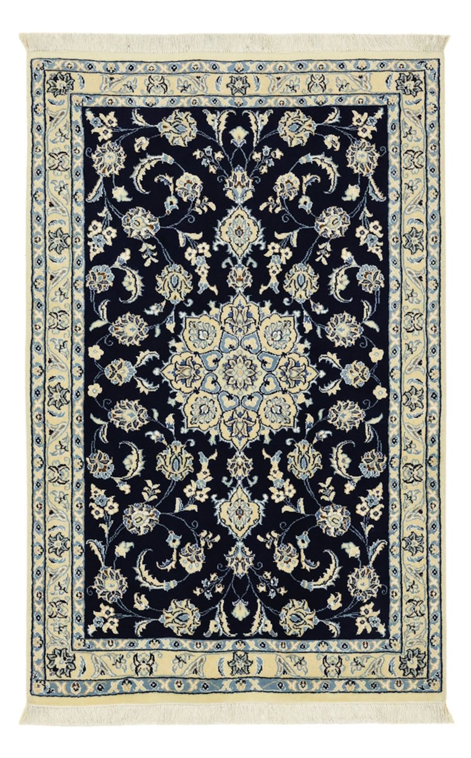 Perser Rug - Nain - Royal - 137 x 88 cm - dark blue