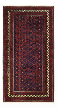 Runner Belutsch Rug - 185 x 100 cm - dark red
