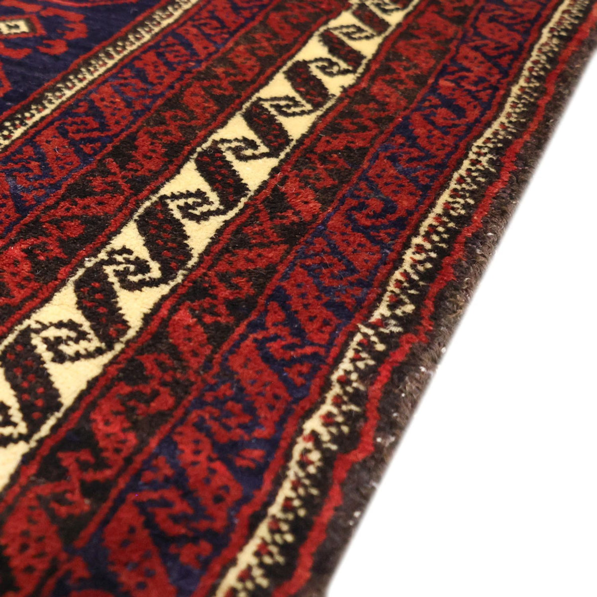 Runner Belutsch Rug - 185 x 100 cm - dark red