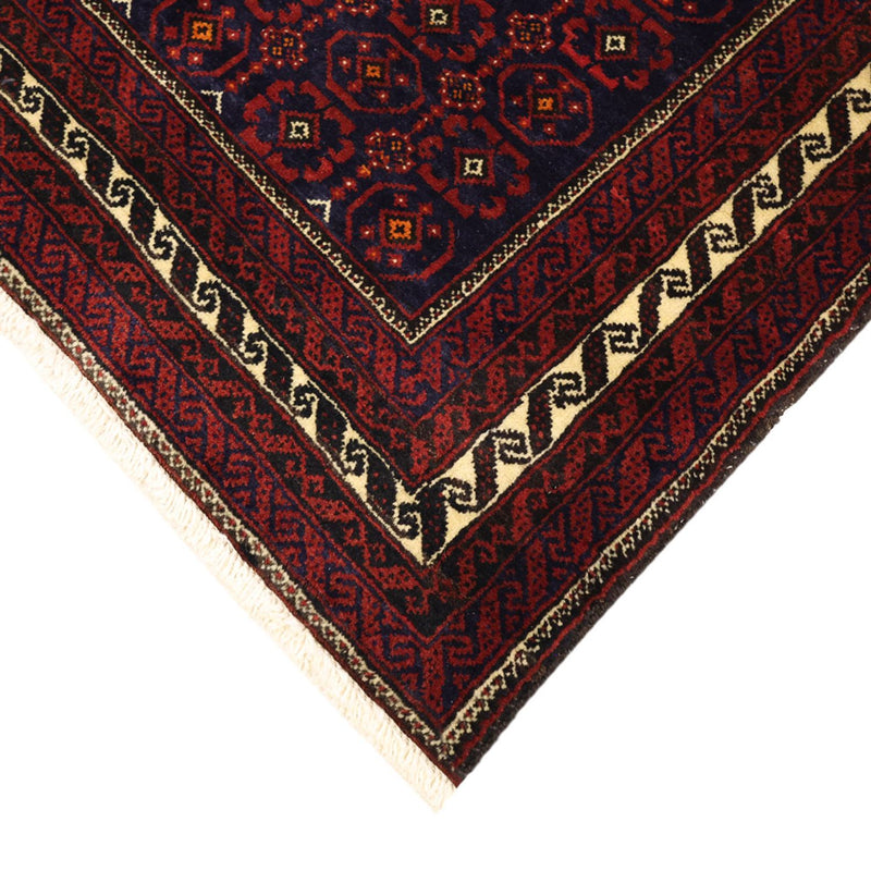 Runner Belutsch Rug - 185 x 100 cm - dark red