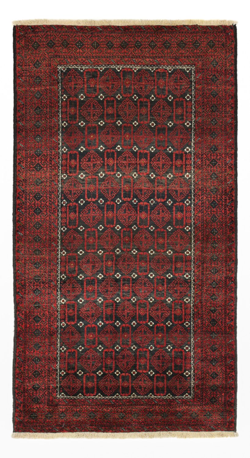 Runner Belutsch Rug - 196 x 107 cm - dark red