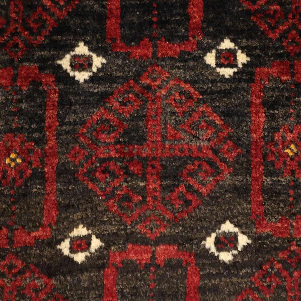 Runner Belutsch Rug - 196 x 107 cm - dark red
