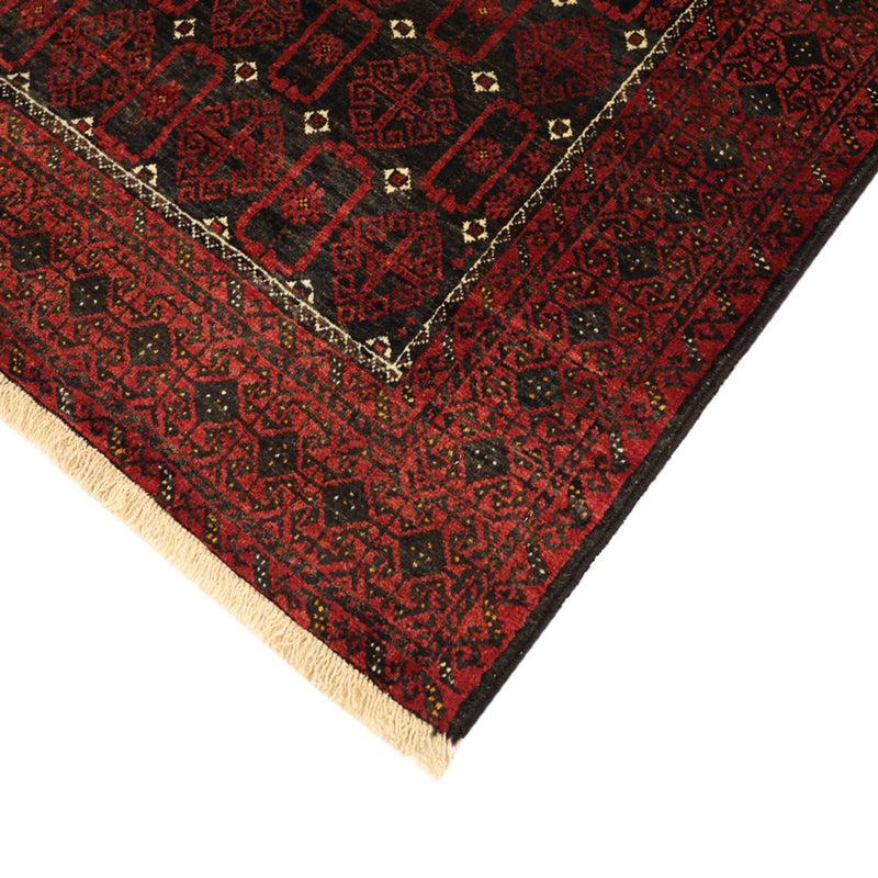 Runner Belutsch Rug - 196 x 107 cm - dark red