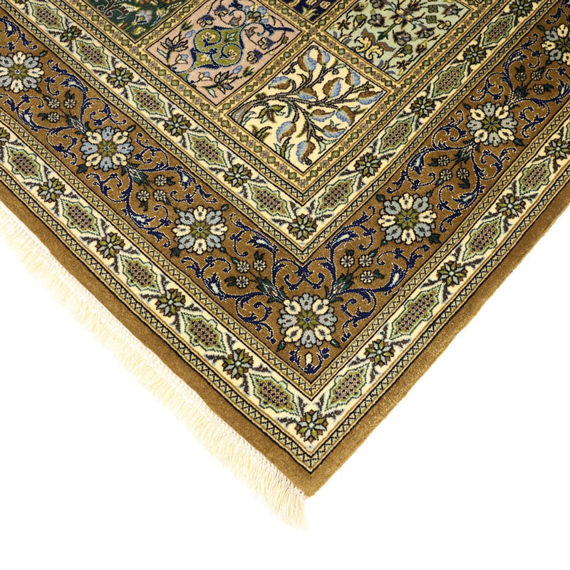 Perser Rug - Ghom - Royal - 154 x 102 cm - olive green