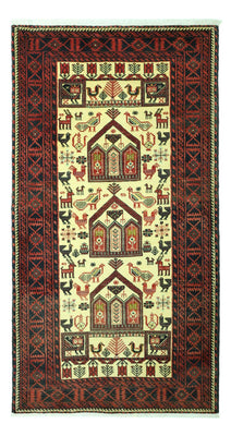 Runner Belutsch Rug - 196 x 103 cm - beige