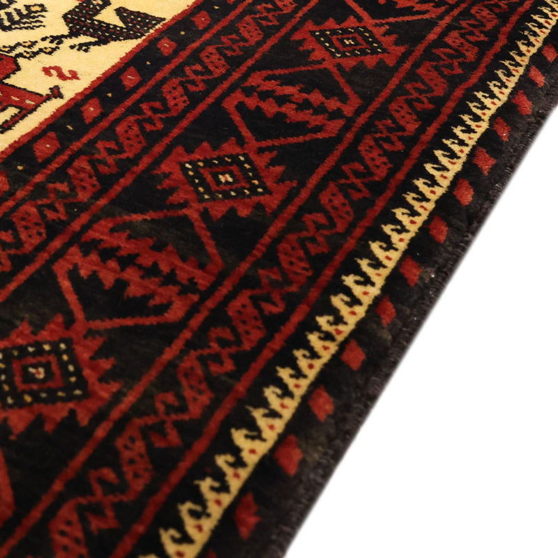 Runner Belutsch Rug - 196 x 103 cm - beige