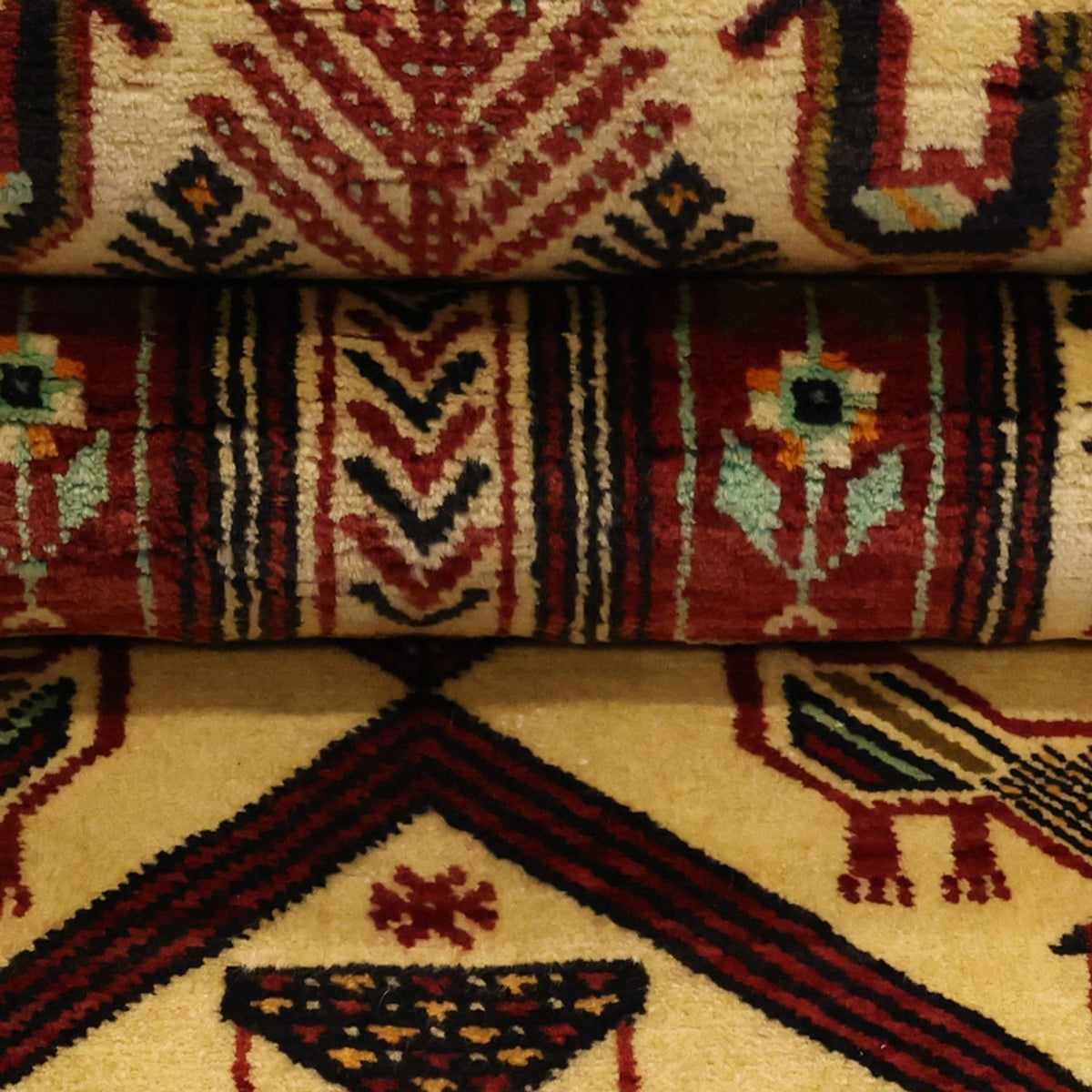 Runner Belutsch Rug - 196 x 103 cm - beige