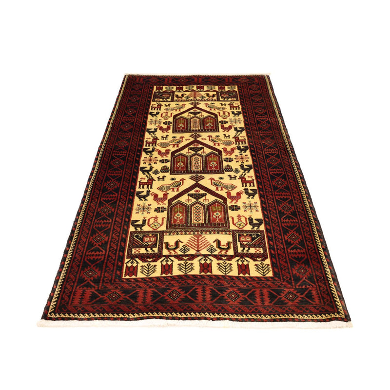 Runner Belutsch Rug - 196 x 103 cm - beige