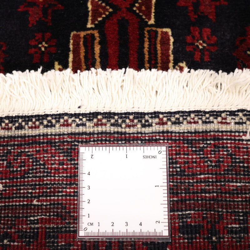 Runner Belutsch Rug - 199 x 100 cm - dark red