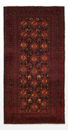 Belutsch Rug 100x192cm - Oriental Rug - Runner / Dark Red / 100 x 192 cm Runner
