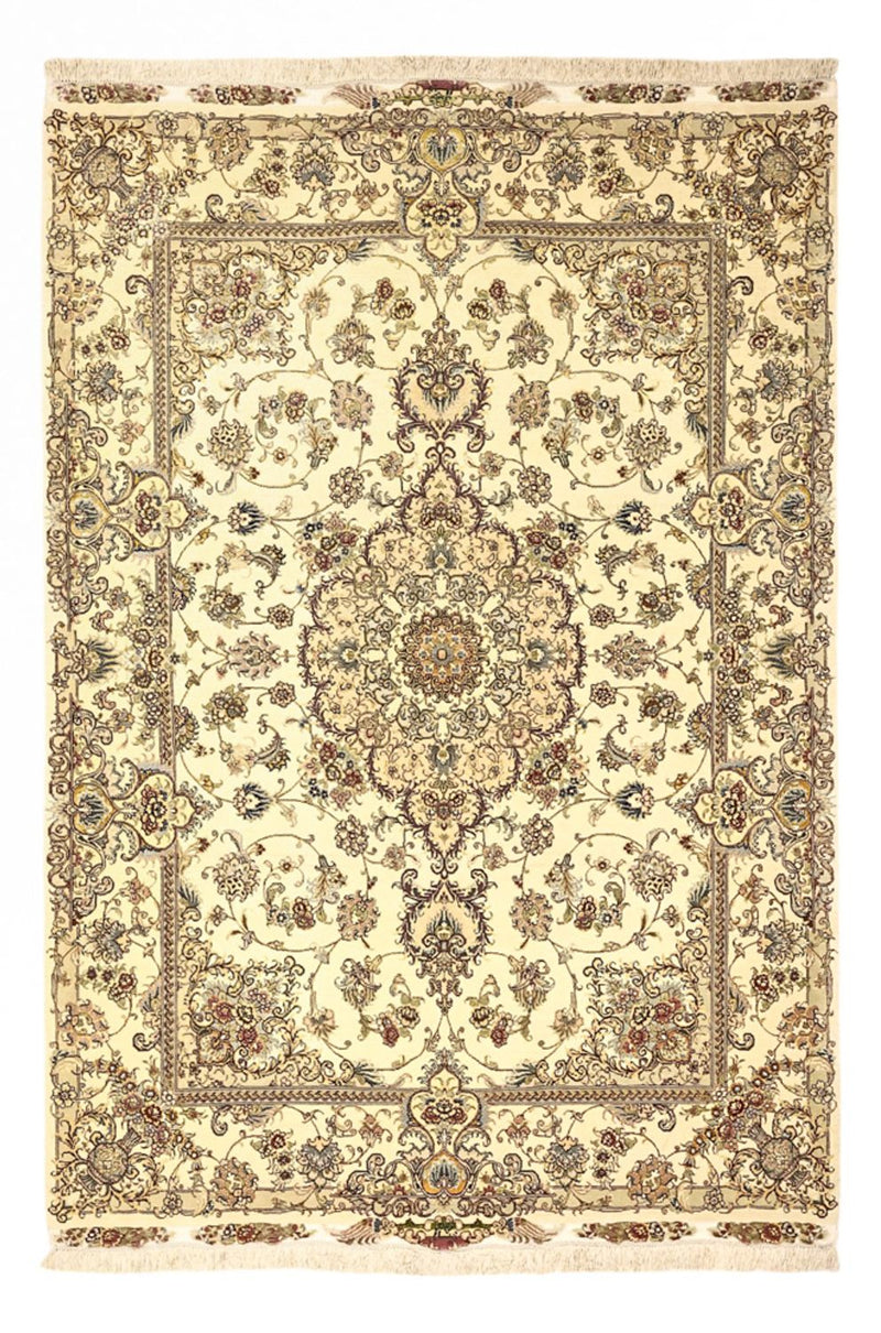 Perser Rug - Tabriz - Royal - Silk Warp - 219 x 148 cm - beige