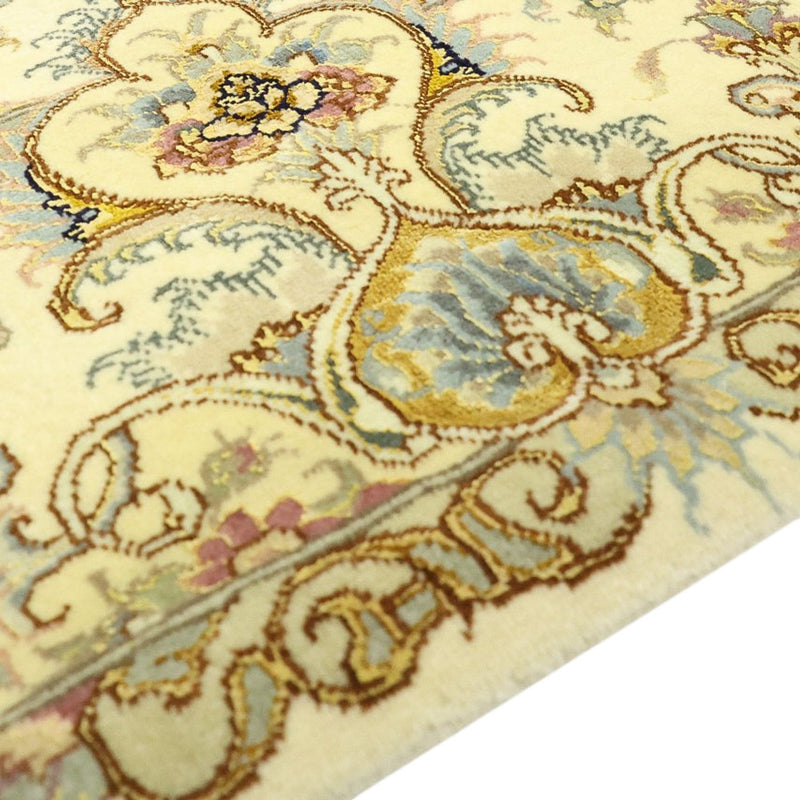 Perser Rug - Tabriz - Royal - Silk Warp - 219 x 148 cm - beige