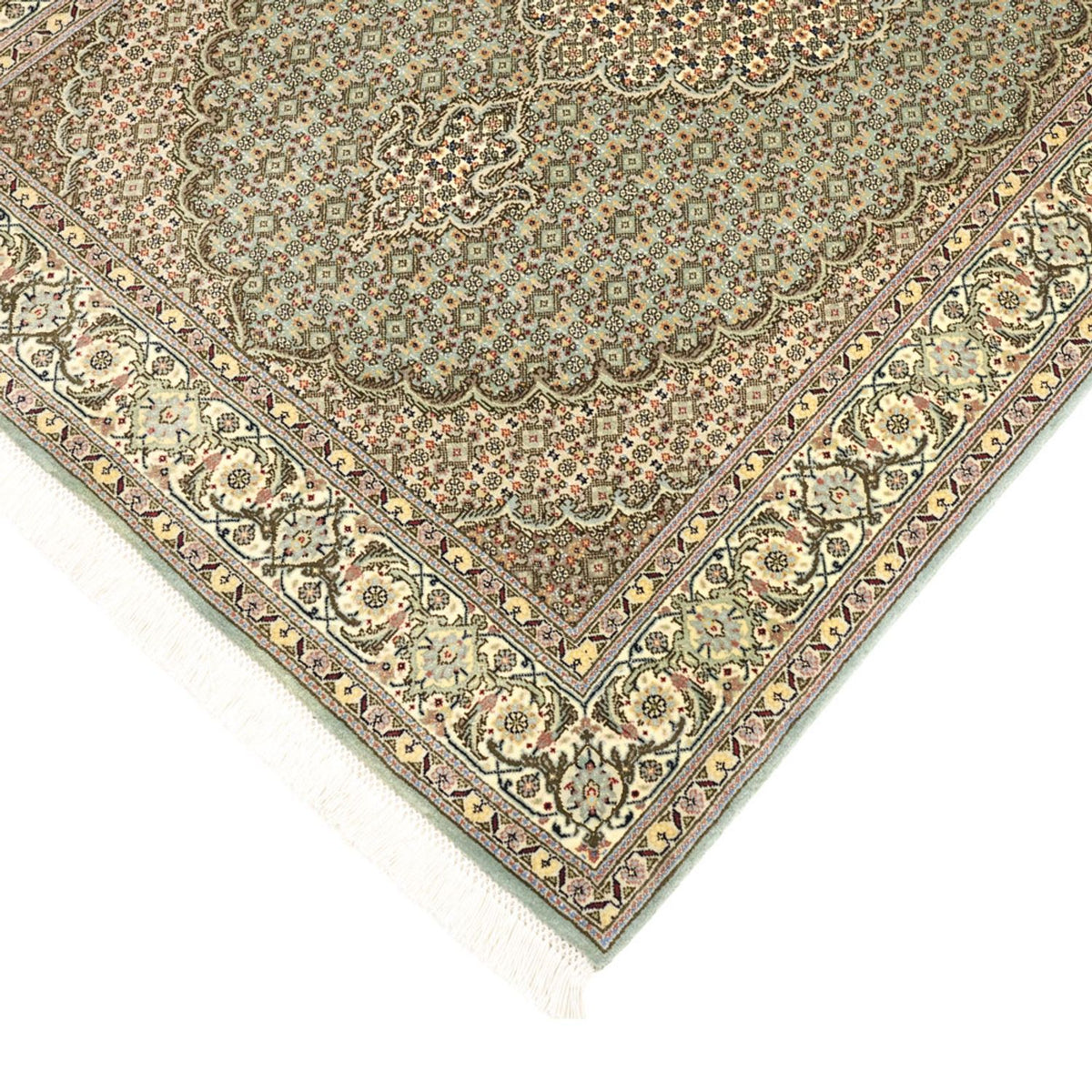 Perser Rug - Tabriz - Royal - 153 x 101 cm - olive green