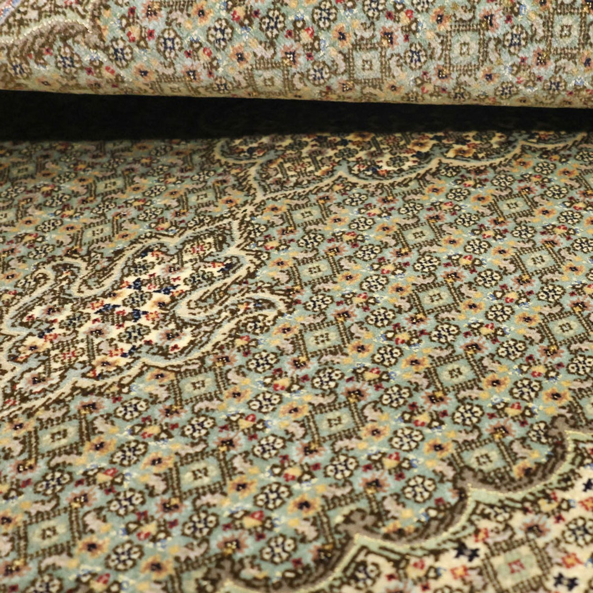 Perser Rug - Tabriz - Royal - 153 x 101 cm - olive green