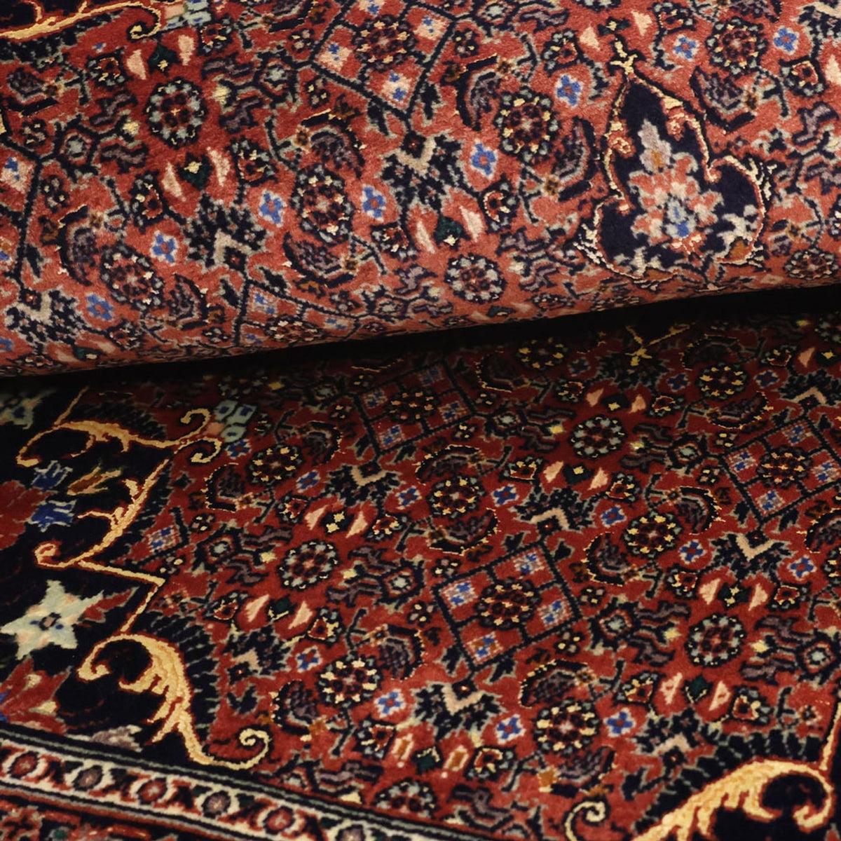 Perser Rug - Bidjar - 147 x 90 cm - dark red