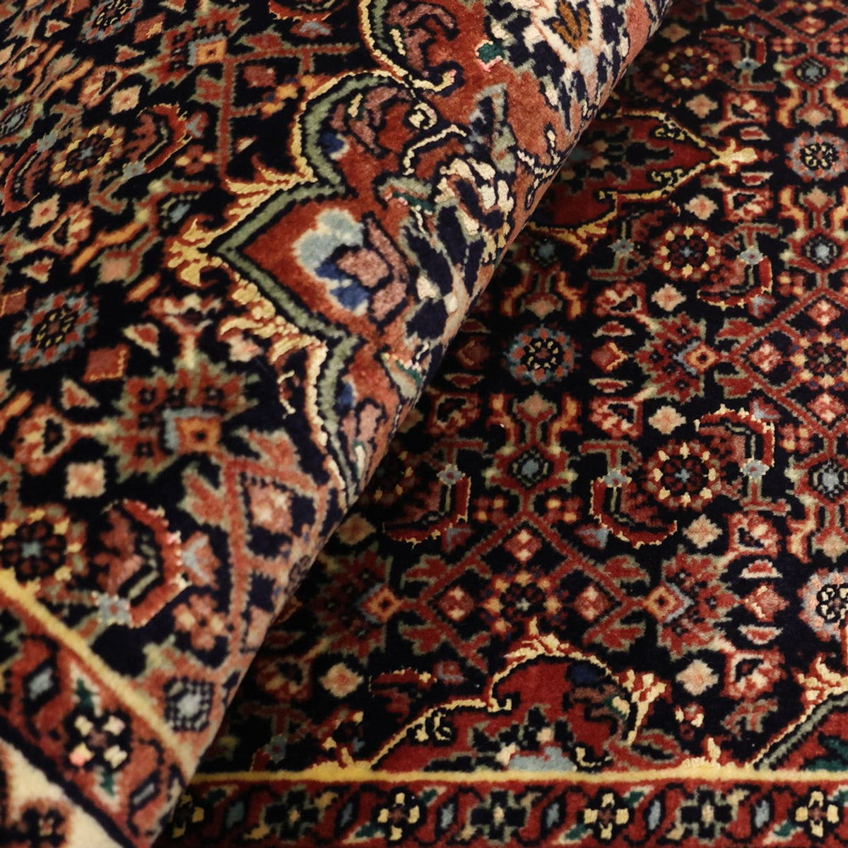 Perser Rug - Bidjar - 136 x 72 cm - dark beige