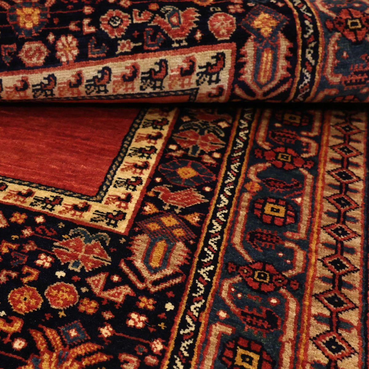 Perser Rug - Nomadic - 143 x 105 cm - multicolored