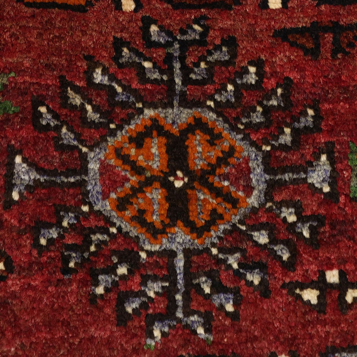 Perser Rug - Nomadic - 300 x 150 cm - dark red