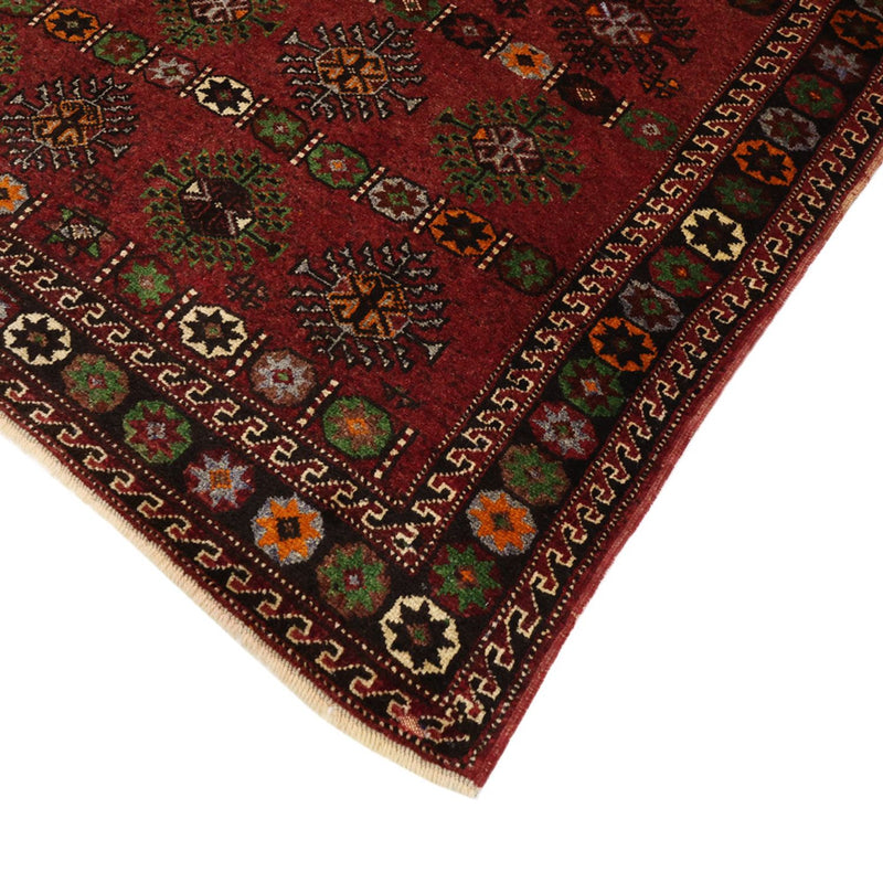 Perser Rug - Nomadic - 300 x 150 cm - dark red