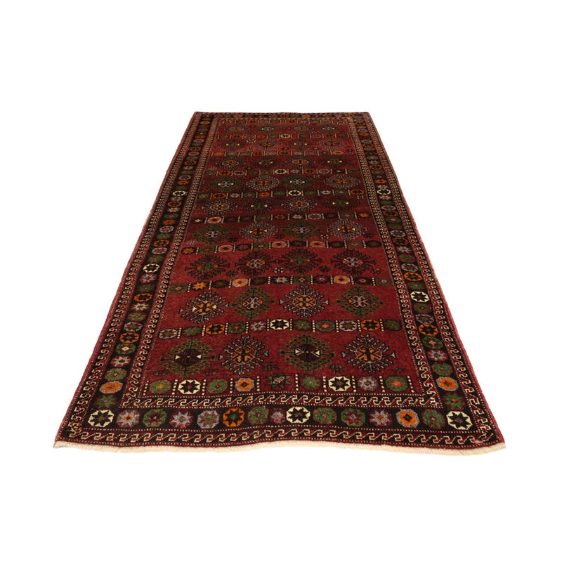 Perser Rug - Nomadic - 300 x 150 cm - dark red
