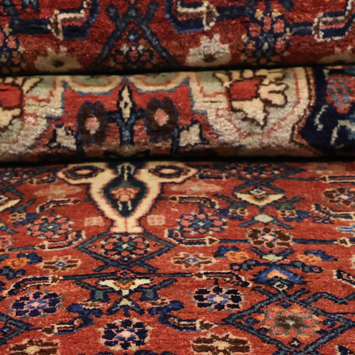 Perser Rug - Bidjar - Royal - 276 x 168 cm - dark red