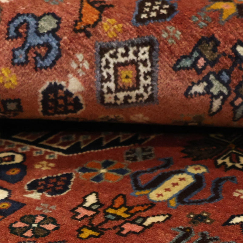 Gabbeh Rug - Kashkuli Perser - 150 x 105 cm - dark red