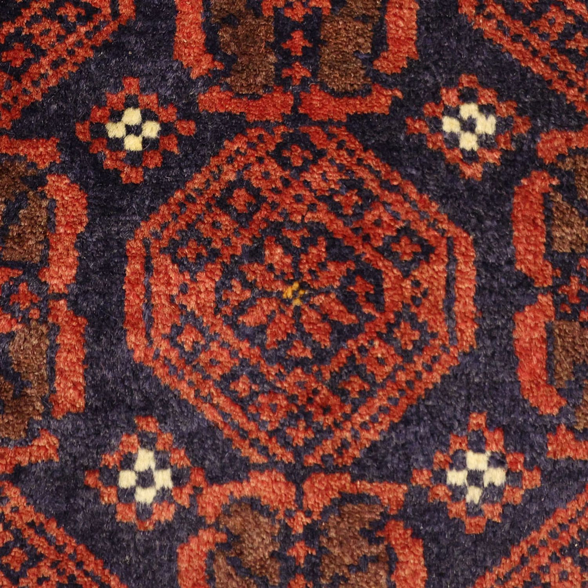 Runner Belutsch Rug - 215 x 112 cm - dark red