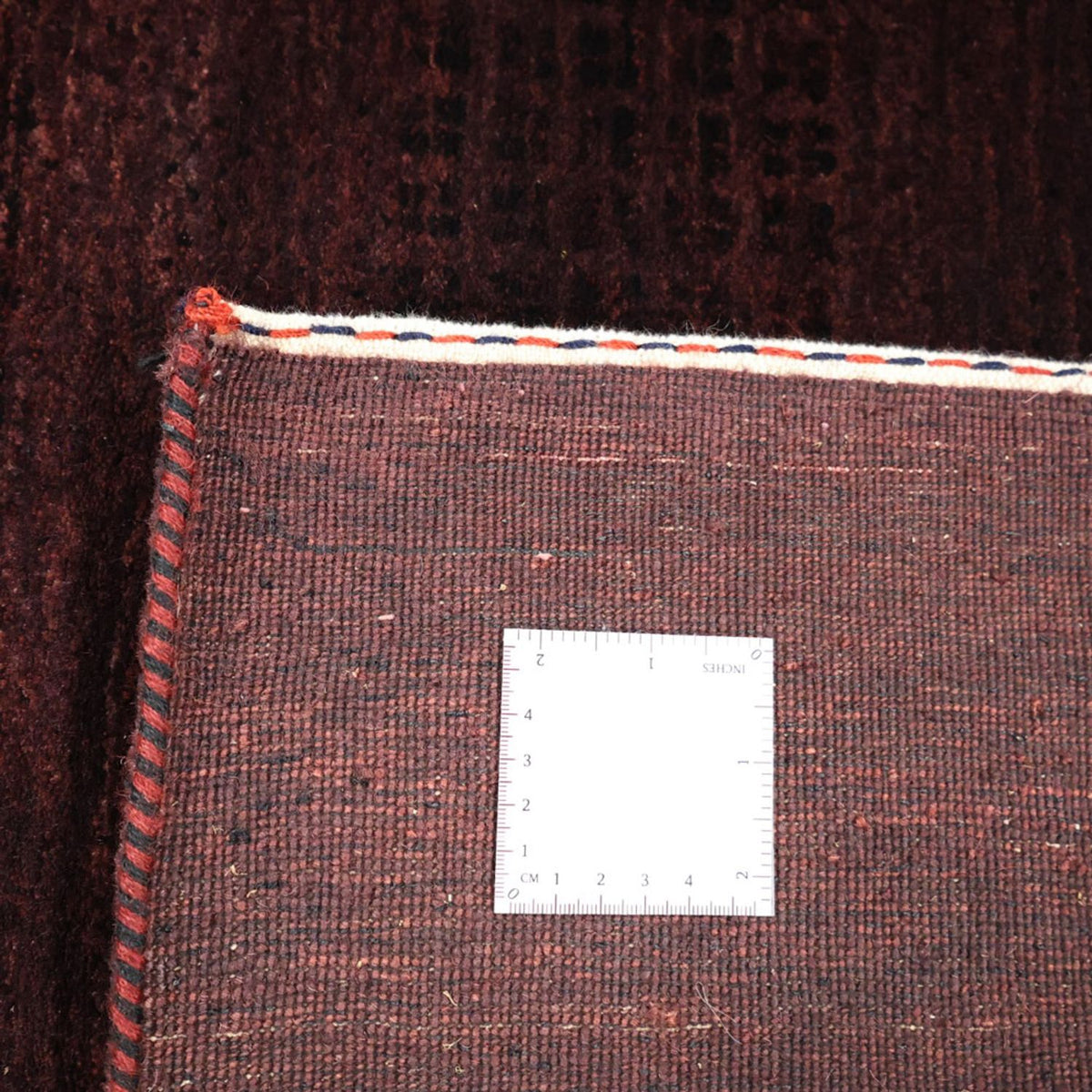 Gabbeh Rug - Loribaft Indus - 235 x 166 cm - dark red