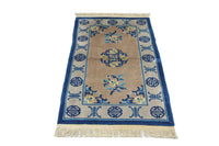 Chinese Rug - 152 x 91 cm - blue