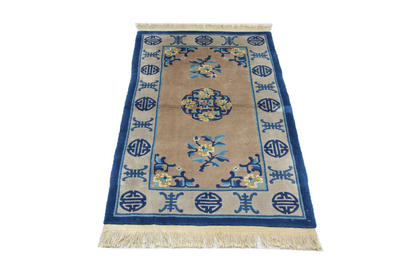 Chinese Rug - 152 x 91 cm - blue