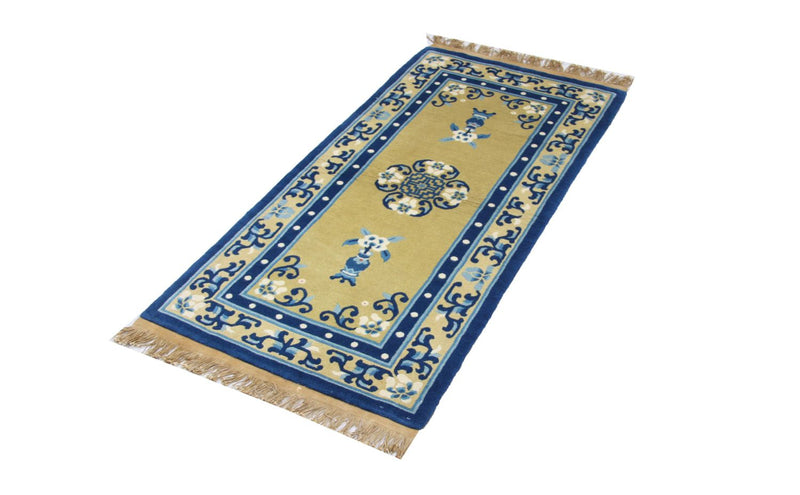 Chinese Rug - 152 x 76 cm - blue