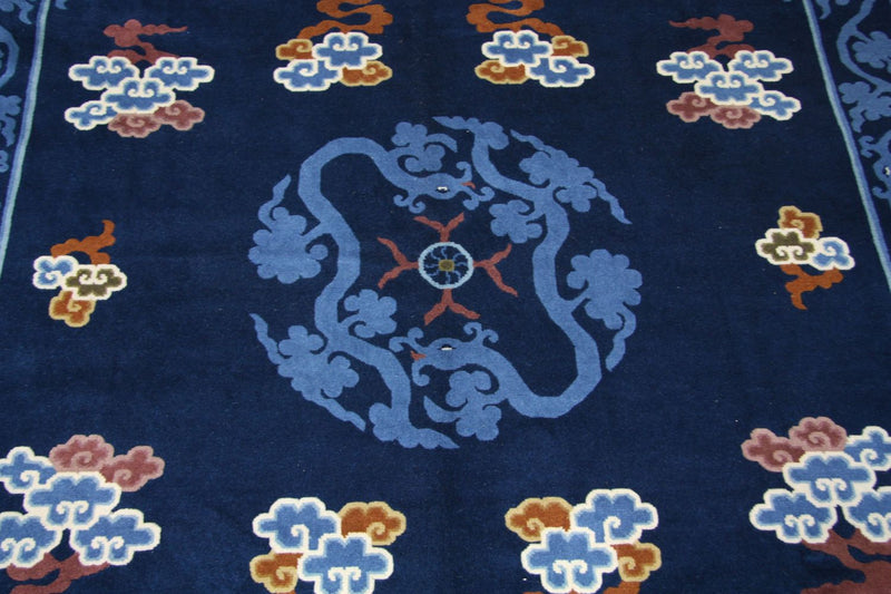 Chinese Rug - 274 x 183 cm - blue