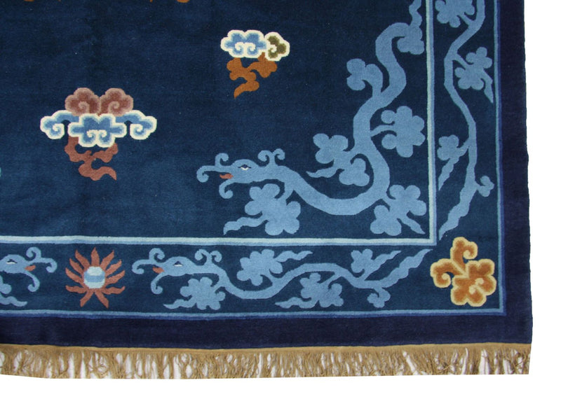 Chinese Rug - 274 x 183 cm - blue