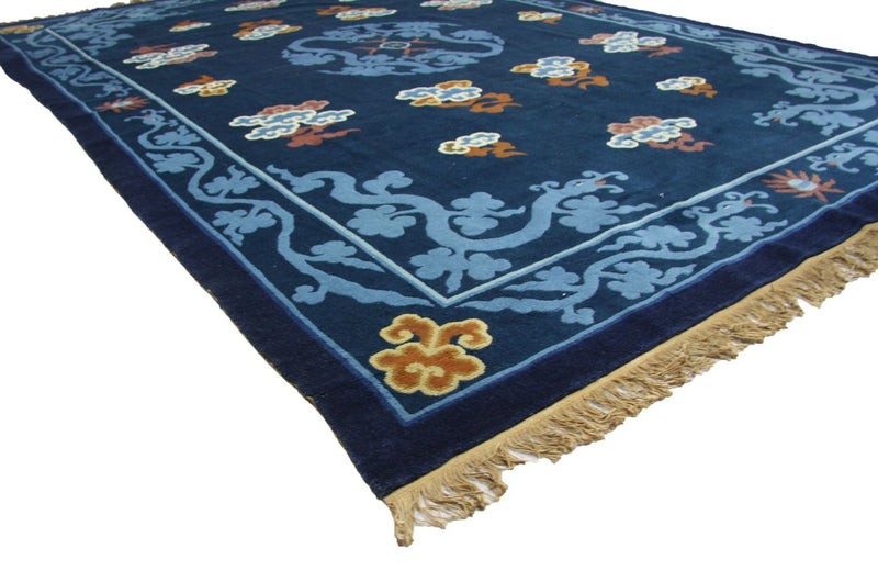 Chinese Rug - 274 x 183 cm - blue