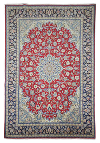 Perser Rug - Isfahan - Premium - 303 x 203 cm - red