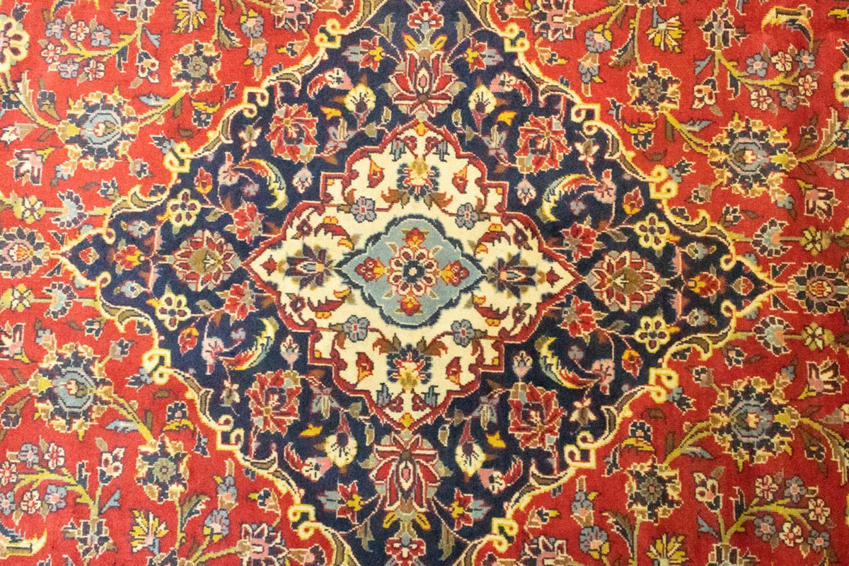 Perser Rug - Keshan - 345 x 251 cm - red