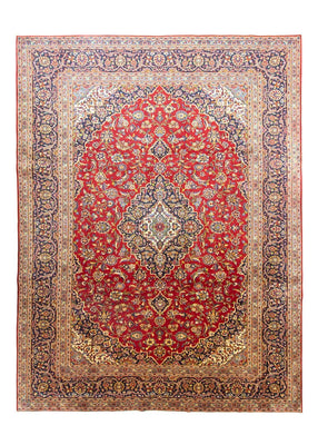 Perser Rug - Keshan - 390 x 297 cm - red