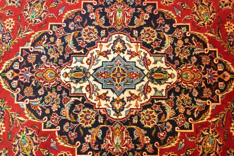Perser Rug - Keshan - 398 x 298 cm - red