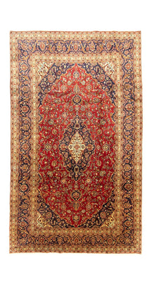 Perser Rug - Keshan - 346 x 207 cm - red