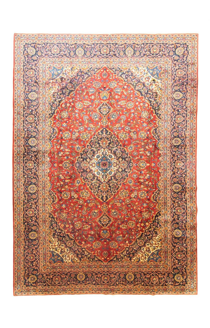 Perser Rug - Keshan - 410 x 310 cm - red