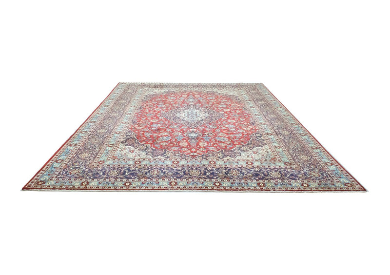 Perser Rug - Keshan - 384 x 280 cm - red