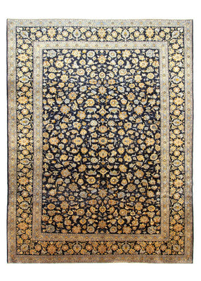 Perser Rug - Keshan - 410 x 311 cm - blue