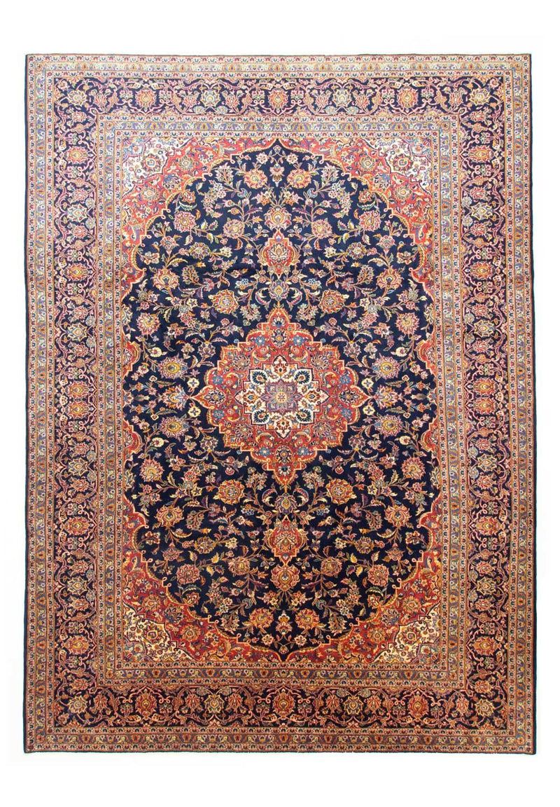 Perser Rug - Keshan - 396 x 287 cm - blue