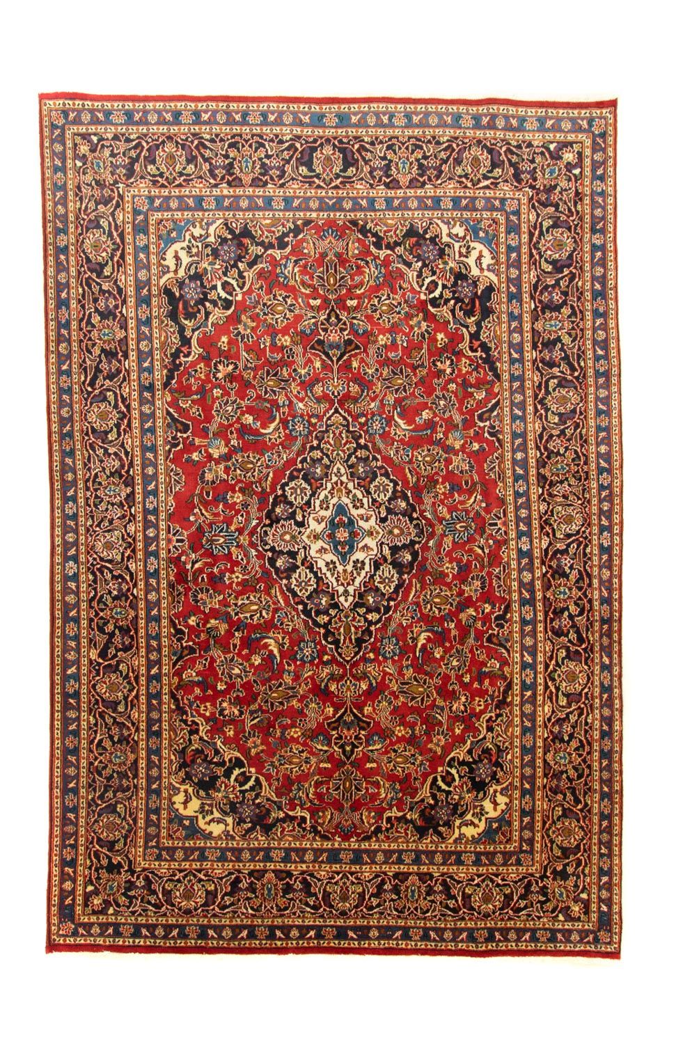 Perser Rug - Keshan - 311 x 200 cm - red