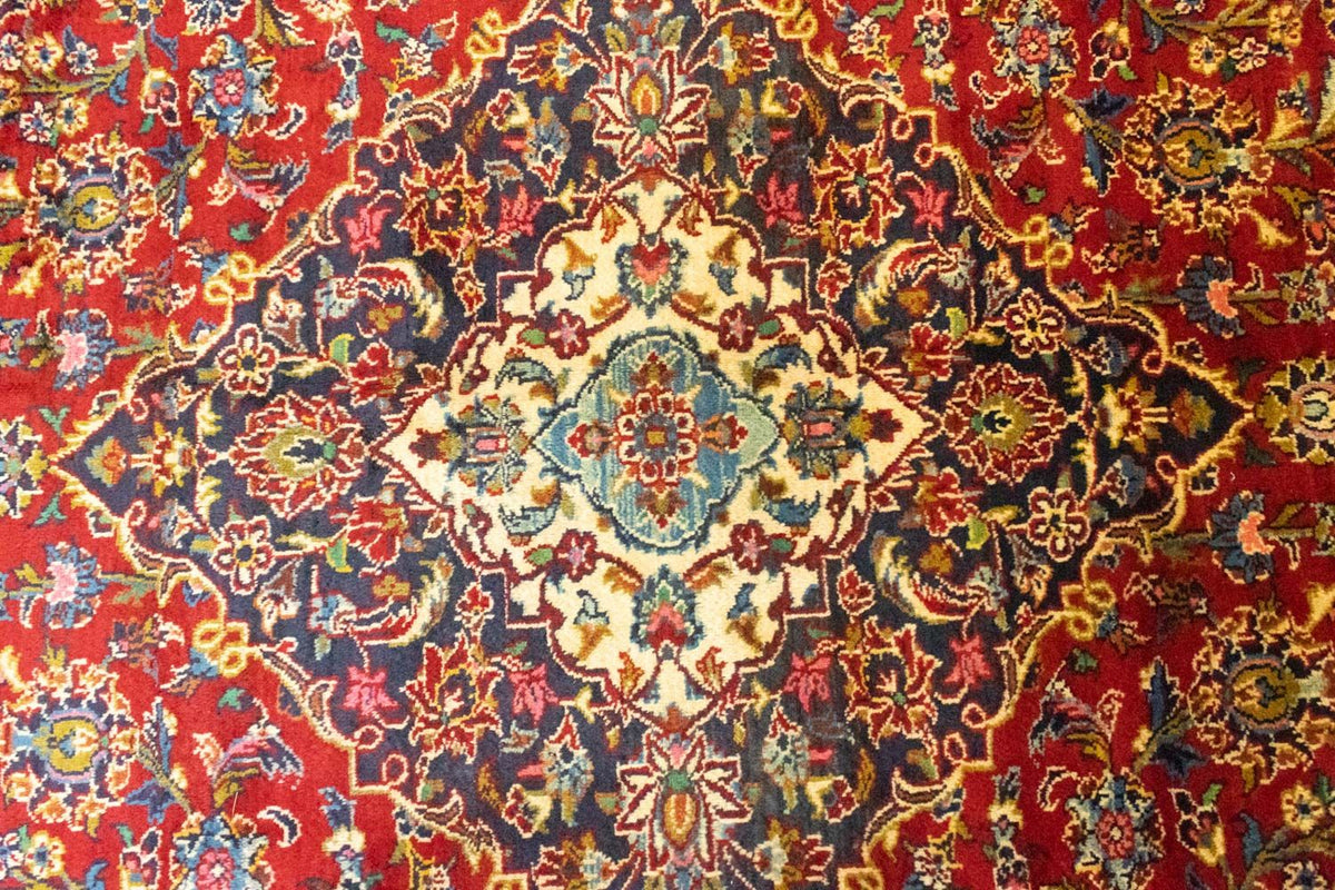 Perser Rug - Keshan - 401 x 294 cm - red