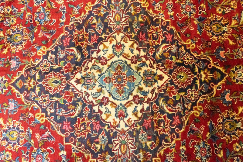 Perser Rug - Keshan - 401 x 294 cm - red