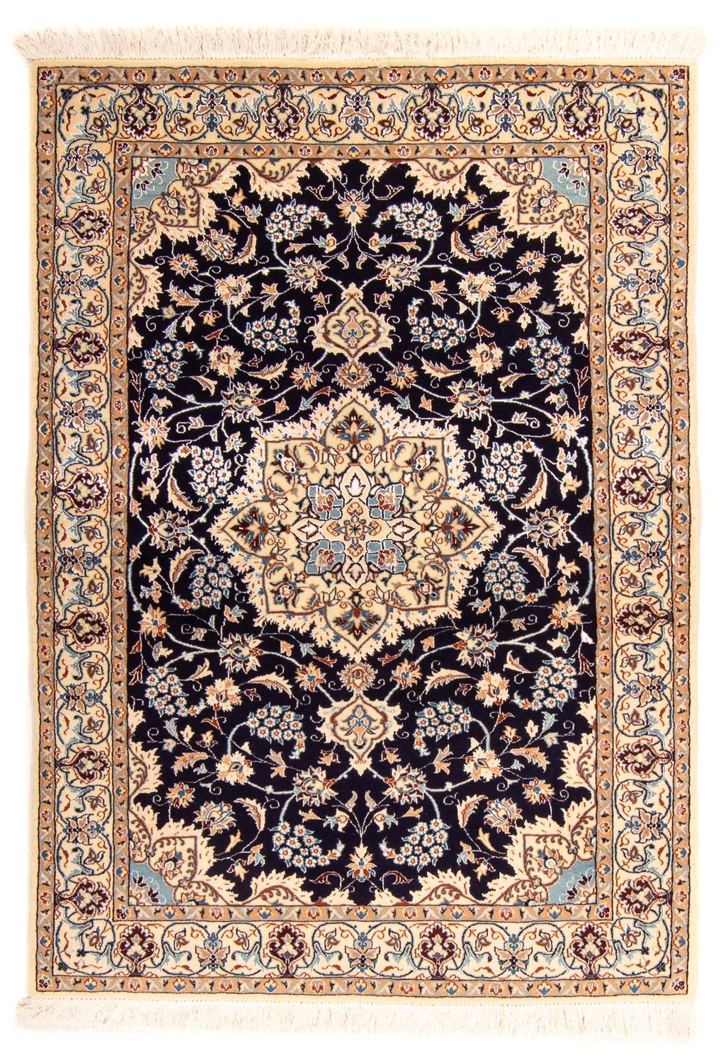 Perser Rug - Nain - Premium - 142 x 97 cm - dark blue