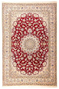 Perser Rug - Nain - Royal - 306 x 197 cm - dark red