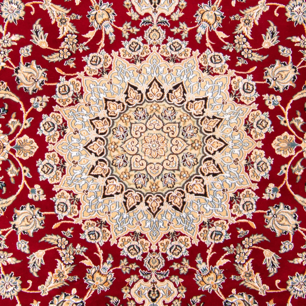Perser Rug - Nain - Royal - 306 x 197 cm - dark red