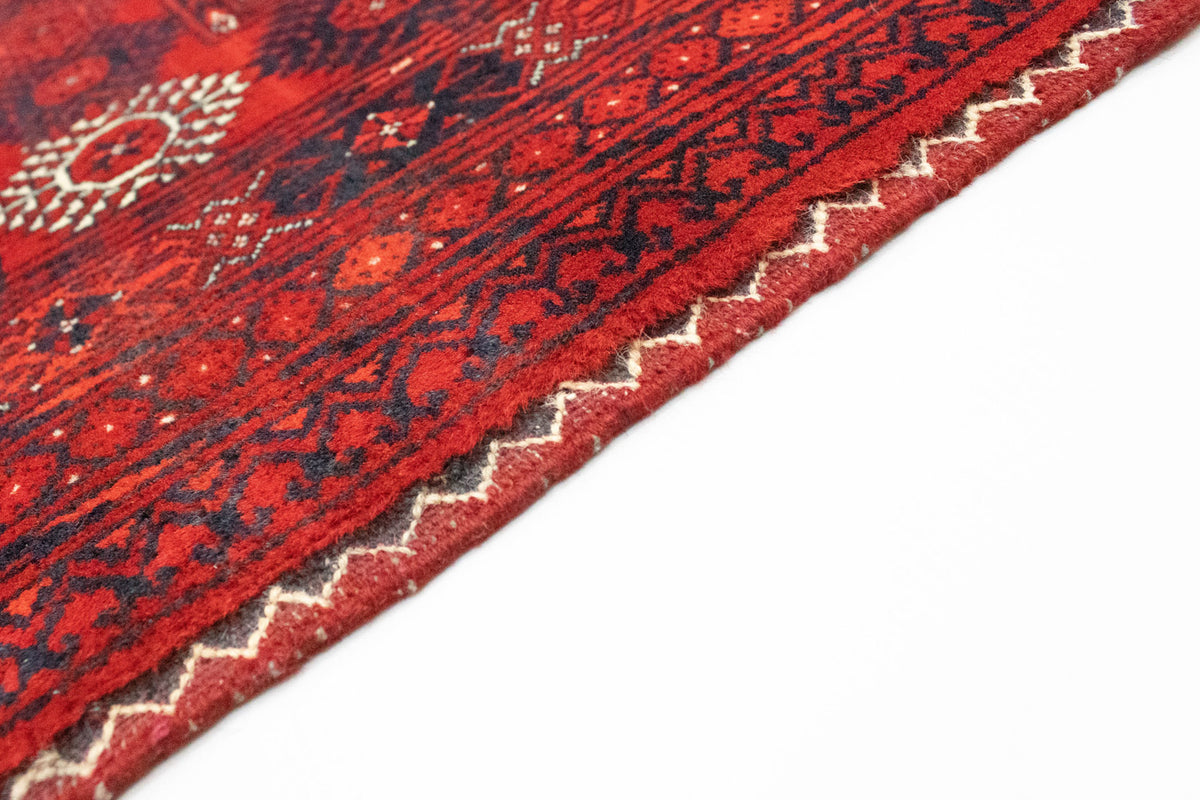 Afghan Rug - Bukhara - 299 x 198 cm - dark red